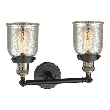 Innovations Lighting 2 Light Small Bell 15 Inch Bathroom Fixture, 695653 208-BAB-G58